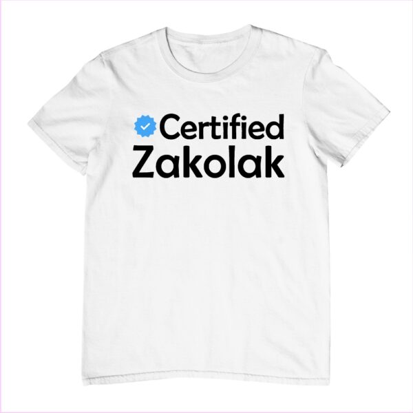 Śmieszna Koszulka Certified Zakolak - obrazek 2